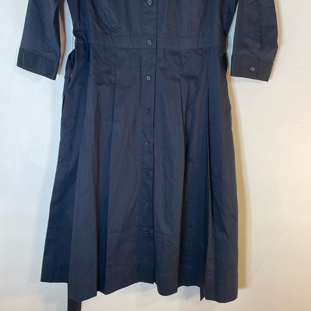 Talbots Full Button Down Cotton Belted Pocketed S… - image 5